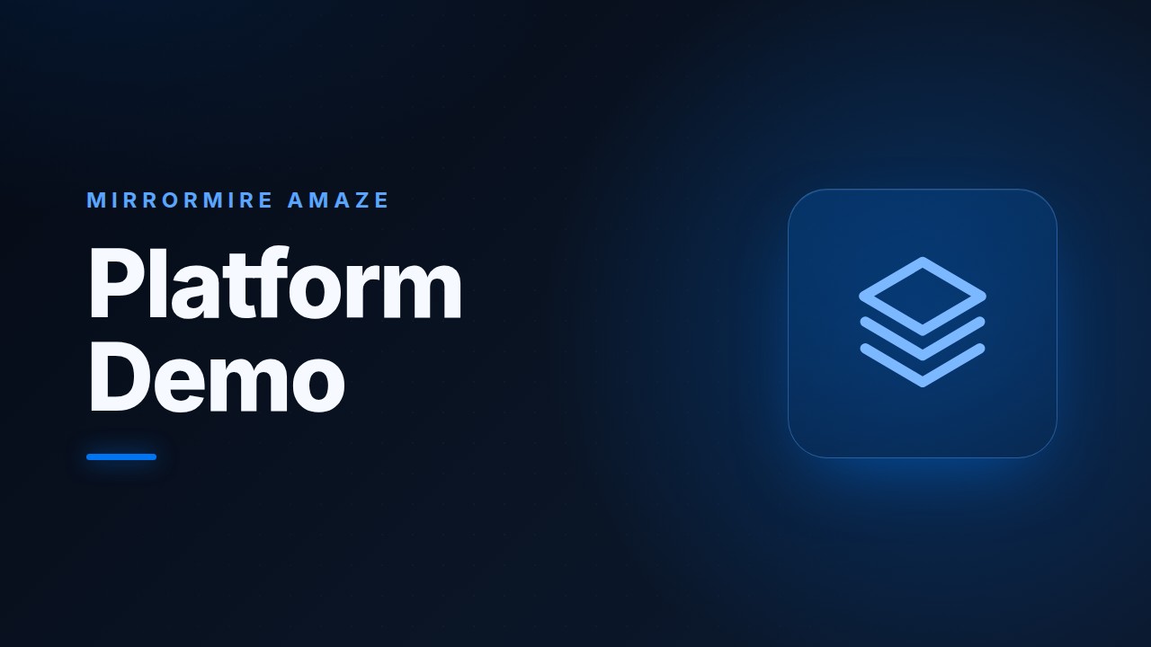 AMaze Platform Demo